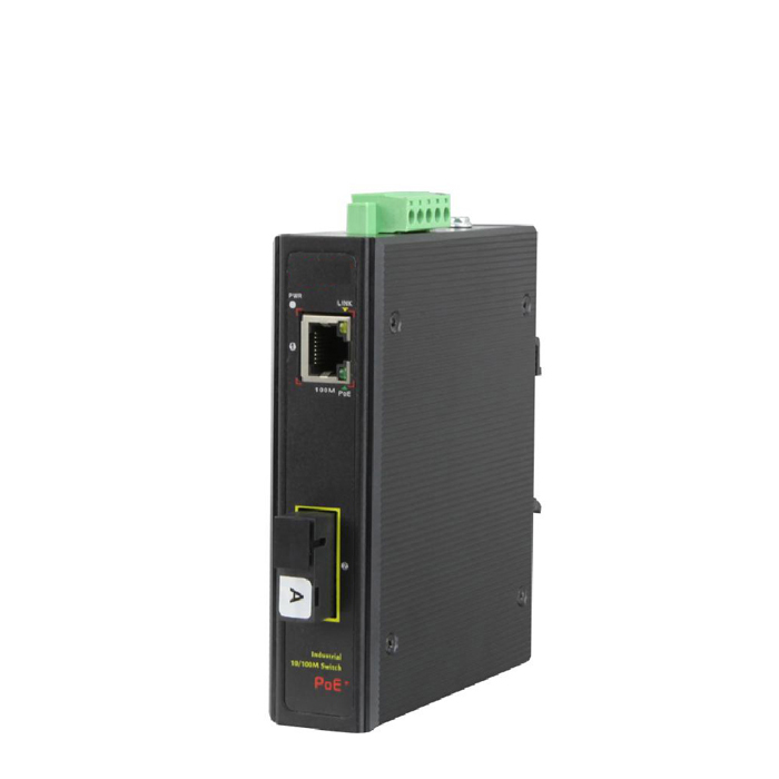 - Media converter Industrial (PoE)